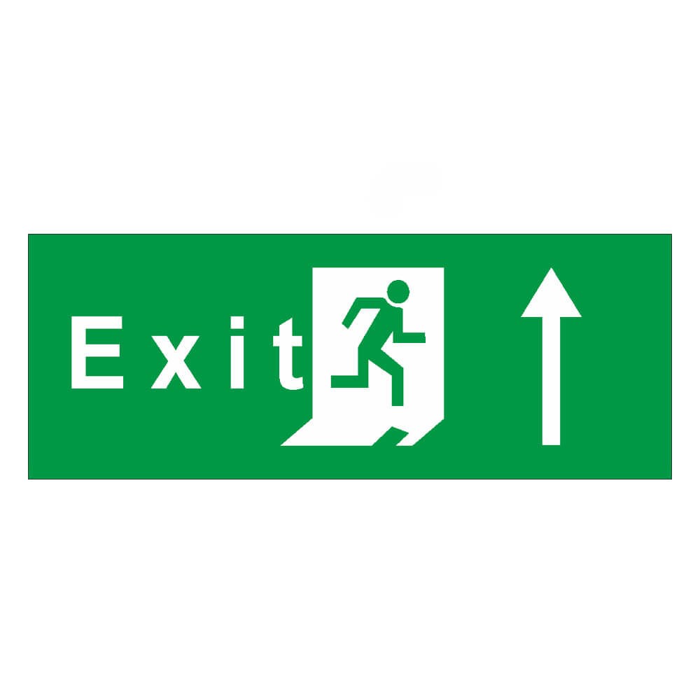 Exit Yukarı Ok, İş Güvenliği levhaları