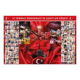 15 Temmuz Köşesi Demokrasi Şehitleri Görseli