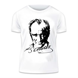 Atatürk ve İmza Tişörtü