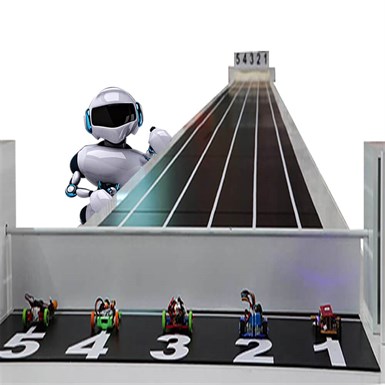 Hızlı Çizgi İzleyen Robot Yarışması Yolu