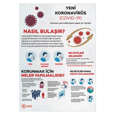 Koronavirüs Bilgilendirme Afişi