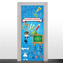 Matematik Sınıfı Kapı Giydirme 1
