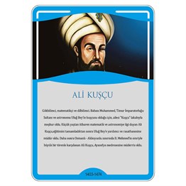Türk Büyükleri - Ali Kuşçu Afişi