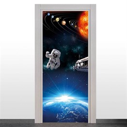Uzay Temalı Kapı Giydirme