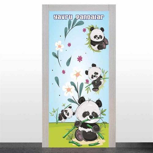 Yavru Pandalar Kapı Giydirme